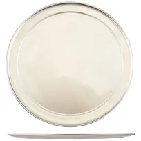 product of AllPoints 85572 Pizza Pan – 12" Round Commercial Pan, 18‑Gauge Aluminum, Wide Rim Solid Construction