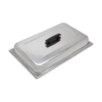 product of Sterno 70116 Dome Cover - Full-Size Rectangular Stainless Steel Chafing Dish Lid, Polished Finish
