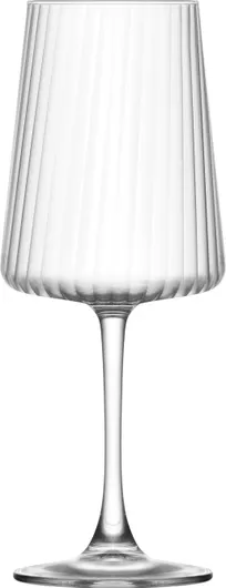 product of LAV HORECA MDA647 - Modena Stemmed Wine Glass, 16 oz, 9" H, Soda Lime Glass, Fine Rim - 6/Case