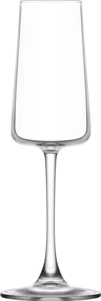 product of LAV HORECA SLO620 - Salerno Champagne Flute Glass, 7 oz (8.5" H), Fine Rim Soda Lime Glass - 12/Case