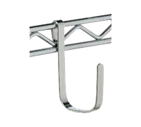product of Metro HK25C Quick Ship - SmartWall Snap-On Hook, 3-1/2"H