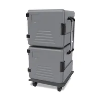 product of EMPERO EMP.BOX-600+600-K-USA Double Thermobox 600+600 Insulated Plastic Food Carrier