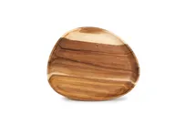product of Wood&Food 5315042 Serving Board - Freeform Platter, 10" x 8", Santo Acacia Finish, No Handle