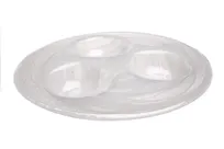 product of Ardacam 2849-2 Round Glass Serving Plate, 11.875" Diameter, White Estonia Glass