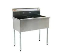 product of Eagle Group 1836-2-16/4-1X (2) Two Compartment Sink