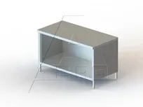 product of AERO Mfg 2TSO-3060 Cabinet Base Open Front Work Table