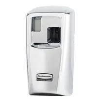 product of Rubbermaid 1793533 Air Freshener Dispenser, Chrome, 3.7"W x 2.8"D x 7.1"H, Battery, Refill Indicator
