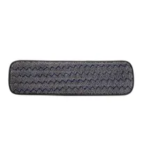 product of Rubbermaid 1863895 Executive Multi-Purpose Microfiber Pulse Wet Flat Mop, 21" Gray Head with Color-Coded Tabs, Bleach-Safe Nylon/Polyester Blend - 1/Each