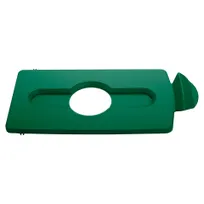 product of Rubbermaid 2007885 Slim Jim Lid Insert, 16-1/2" L x 8" W x 1/2" H, Green Plastic, Fits 23 Gallon