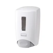 product of Rubbermaid 3486589 Flex Dispenser, 500 ml (17 oz) Mount Manual Foam & Liquid Soap, White Plastic