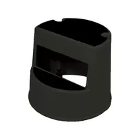product of Rubbermaid FG252300BLA Step Stool, 16" Base x 13-1/2" Height, 350 lb Capacity, Plastic, Casters