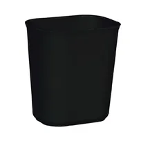 product of Rubbermaid FG254100BLA Waste Basket - 14 Qt, 11-1/8"W x 8-1/4"D x 12-1/4"H, Plastic UL-Approved
