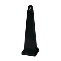 product of Rubbermaid FG257088BLA Smoking Station, 12-1/4" Square x 39-2/5" H, Black Plastic, FM Approved Canister