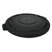 product of Rubbermaid FG264560BLA Brute Lid, 24-1/2" x 1-1/2", Black Plastic, 44-Gallon Trash Can, NSF Certified