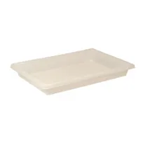 product of Rubbermaid FG350600WHT - 5 Gal White Poly Food Box, 26" x 18" x 3.5", Dishwasher/Freezer Safe, NSF, Date Panel - 1/Each