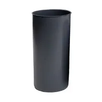 product of Rubbermaid FG355200GRAY 22-Gal Round Trash Can, Gray Plastic with Rigid Liner, 14-1/2" x 30-1/8"