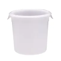 product of Rubbermaid FG572100WHT 4-Quart Storage Container, 8-1/2" Dia x 7-3/4" H, Polyethylene, NSF Certified