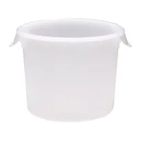product of Rubbermaid FG572300WHT - 6 Qt Storage Container, 10" x 7-5/8" White Poly, Handles, NSF, USA