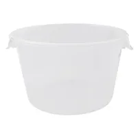 product of Rubbermaid FG572624CLR 12-Quart Round Container, 13-1/8" Dia x 8-1/8" H, PP, NSF Certified, Made in USA