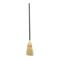 product of Rubbermaid FG637300BRN Lobby Broom, 1.5" Diameter Whisk Corn, 100% Corn Bristles, Brown