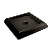 product of Rubbermaid FG917700BLA Ranger Weighted Base for 45 & 65 Gallon Containers, Black, ADA Compliant, USA
