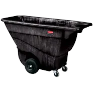 product of Rubbermaid FG9T1400BLA Tilt Truck, 850 lb, 1/2 cu yd, 57-3/8"x26-7/8"x33-7/8" Black, USA Made