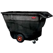 product of Rubbermaid FG9T1500BLA Tilt Truck, 1250 lb Capacity, 1 cu yd, 70-3/4" L x 33-1/2" W x 42-1/4" H, Black, Made in USA