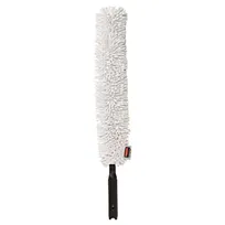 product of Rubbermaid FGQ85200WH00 Hygen Quick Connect Dusting Wand, 28-3/8" Flexible, Damp or Dry Use, White