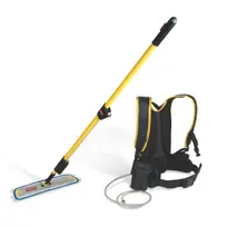 product of Rubbermaid FGQ97900YL00 Flat Mop, 56" Length, 1-1/2-Gallon Capacity, Yellow with Trigger Handle