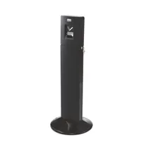 product of Rubbermaid FGR93400BK Smokers Tower, 42-4/5" Height, Steel Black, Uni-Koat Finish - 1/Each