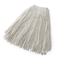 product of Rubbermaid FGV41800WH00 Wet Mop Head - 24 oz Rayon Yarn, 1" White Band, Cut End for Chemicals