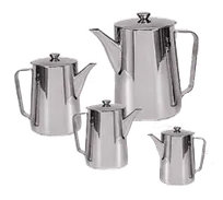 product of Adcraft PGN-72 Beverage Server, 70 oz (2 L) Stainless Steel, Gooseneck Spout, Knob Handle