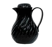 product of Adcraft SP-64BK Beverage Server - 64 Oz Black Plastic, Foam‑Insulated, Tag Set Included