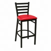 product of Klinger's Trading C700-BS-RED Indoor Bar Stool