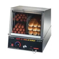 product of Star 35SSA (Quick-Ship) Hot Dog Steamer with Juice Tray, 170 Hot Dogs & 18 Buns, Glass Doors