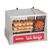 product of Star 35SSC (Quick-Ship) Hot Dog Steamer with Bun Warmer, 130 Hot Dogs & 40 Buns, Top Lid Access