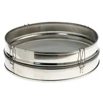 product of Louis Tellier NC012 Mesh Strainer - 11.8" Diameter Single Mesh, Stainless Steel, Tensioned, 11" Bowl