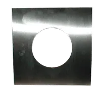 product of APW Wyott 55704 Adapter Plate - 6½" Hole, Accepts 4 Quart Inset, Stainless Steel Cutout