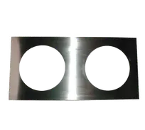 product of APW Wyott 56639 Adapter Plate - Two 11‑Quart Round Inset Holes, Stainless Steel, W‑43V Warmer