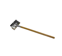 product of EmberGlo GAS BRUSH-1420-39 - 30" Handle Gas Broiler Brush, 7-1/2" Wide Metal Bristles with Scraper