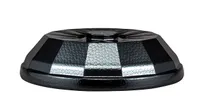 product of Cambro MDSLPLD9110 Dome Cover, 2-3/4" Height, Fits 9" Plate, 10-1/4" Black PP, NSF Certified