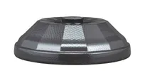 product of Cambro MDSLSD9485 - Laguna Collection Dome Cover, Fits 9" Plate, 10-1/4" Ø x 3-1/4" H, Gray Polypropylene, Insulated, Stackable, Smoked Metal Finish