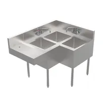 product of Krowne KR24-3CS-L (3) Three Compartment Sink