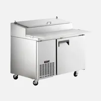 product of Hurakan HKN-PZ47R1S Pizza Prep Table Refrigerated Counter
