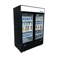 product of Atosa USA MCF8733GR 39" 2-Section Merchandiser Refrigerator w/ 2 Swing Glass Door, 28.5 cu. ft.