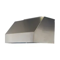 product of Peerless VL-42 Ventless Hood - 42" Wide Commercial Kitchen Exhaust, Triple Filter Updraft System, Manual On/Off Switch, 18-Gauge Stainless Steel, UL 710B Certified
