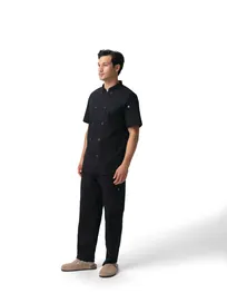 product of Chef Works CBN03-BLK-L Chef's Coat