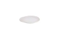 product of ONIS 5350119 Icon Pearl China Plate, 9.45"W x 9.45"D x 0.98"H, Porcelain, Elegant White Finish