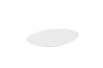 product of Mikasa 5350202 - MH Bloom White Vegan Bone China Platter, 14.40"W x 9.80"D x 0.98"H, White Finish