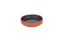 product of Mikasa 5351356 – ECOMADE Fero Ash Bowl, 9.84"W x 9.84"D x 1.57"H, Porcelain, Ash Finish